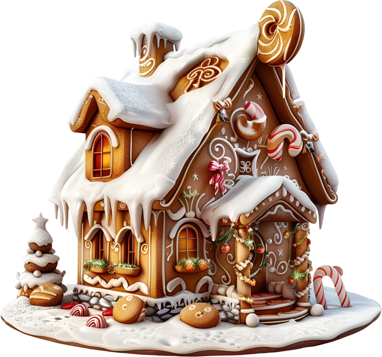 Motivtransfer 7702 Lebkuchenhaus