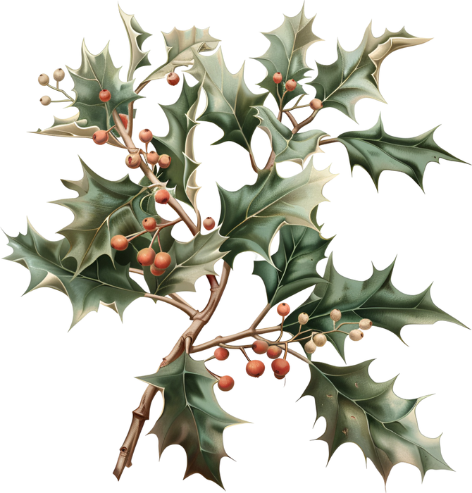 Motivtransfer 7706 Weihnachtsgrün