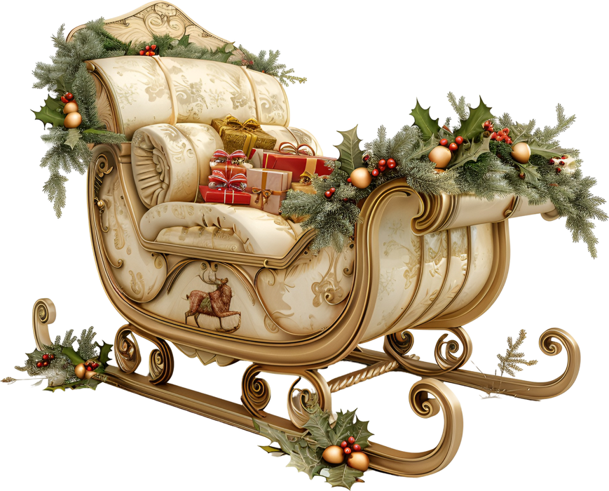 Motivtransfer 7712 Weihnachtsschlitten