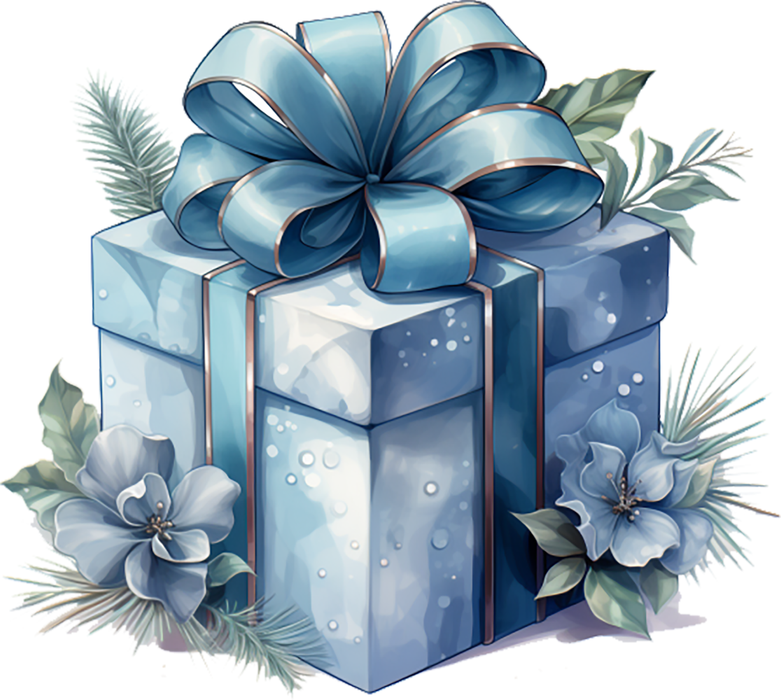 Motivtransfer 7728 Geschenk mit großer Schleife