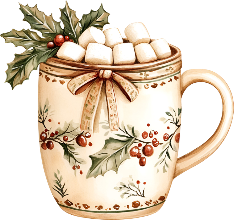 Motivtransfer 7752 Tasse mit Kakao