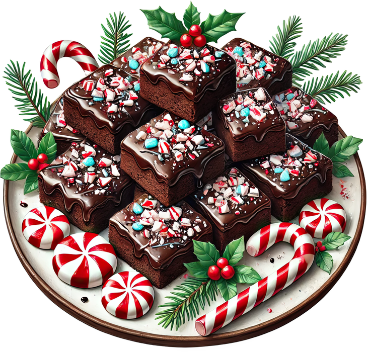 Motivtransfer 7859 Weihnachtsbrownies