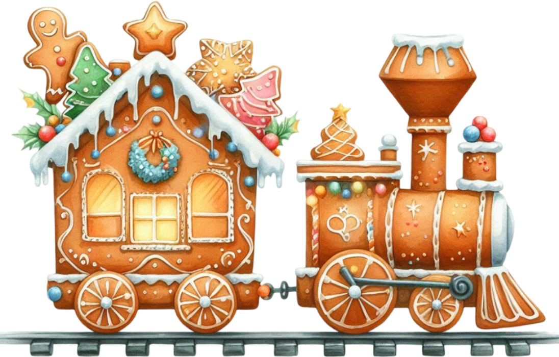 Motivtransfer 7962 Lebkuchen mit Tender