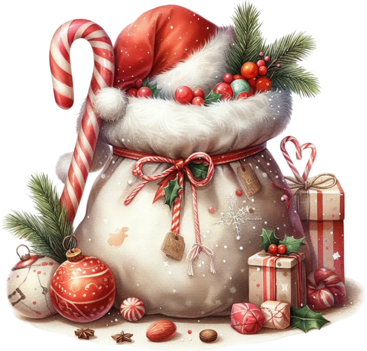 Motivtransfer 8294 Santas Geschenkesack
