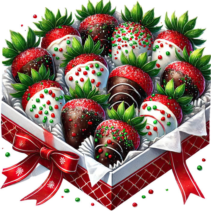 Motivtransfer 8399 Weihnachtliche Leckereien Schokofrüchte