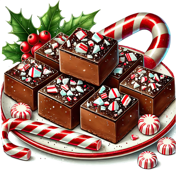 Motivtransfer 8402 Weihnachtliche Leckereien Brownies