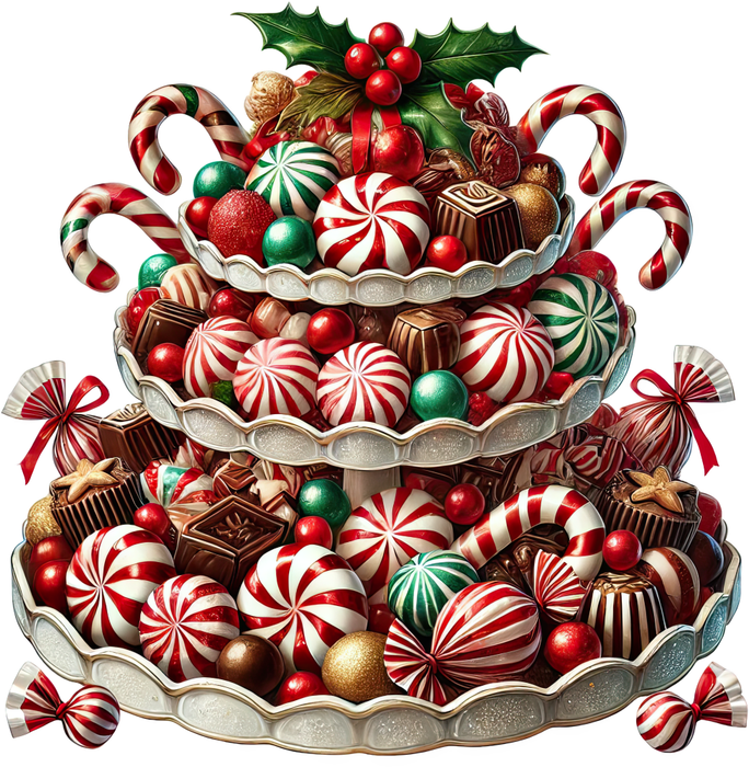 Motivtransfer 8403 Weihnachtliche Leckereien Pralinen