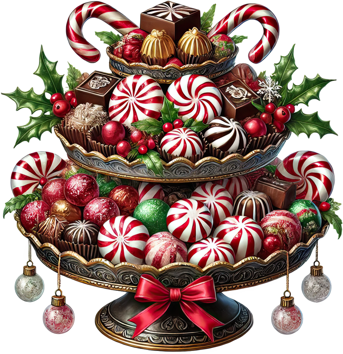 Motivtransfer 8408 Weihnachtliche Leckereien Bonbon