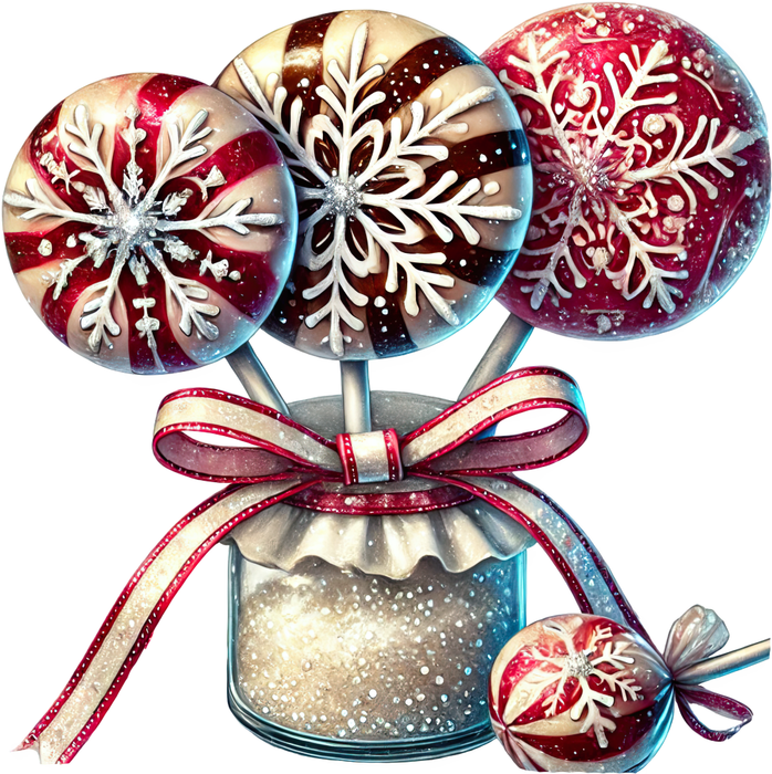 Motivtransfer 8409 Weihnachtliche Leckereien Lutscher
