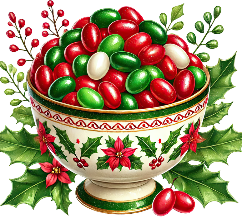 Motivtransfer 8415 Weihnachtliche Leckereien Schokolinsen