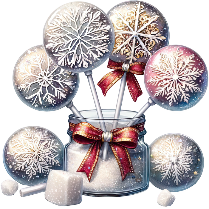 Motivtransfer 8416 Weihnachtliche Leckereien Lutscher