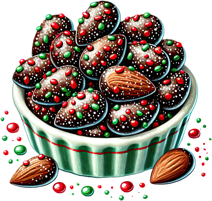 Motivtransfer 8424 Weihnachtliche Leckereien Schokonüsse