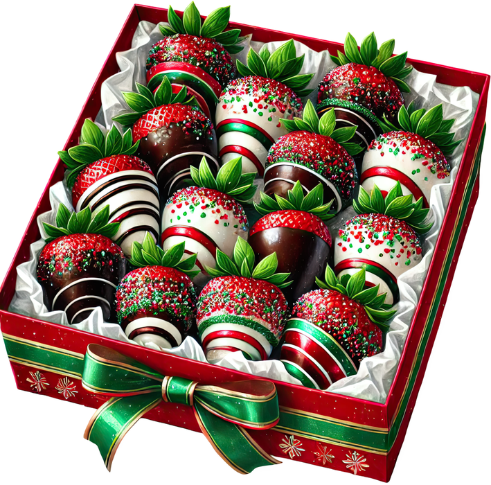 Motivtransfer 8435 Weihnachtliche Leckereien Schokofrüchte