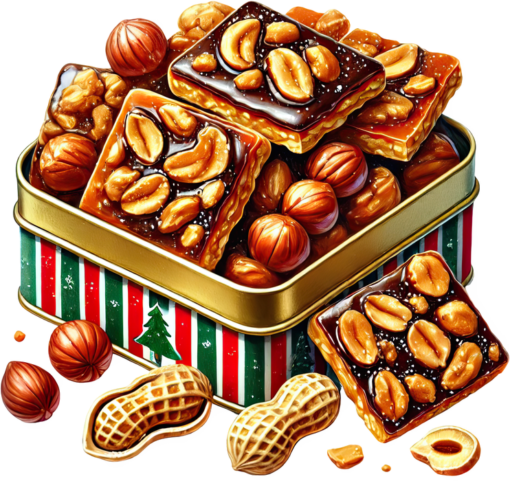 Motivtransfer 8439 Weihnachtliche Leckereien Nussschokolade