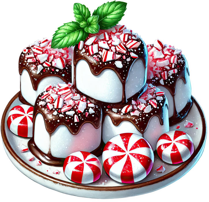 Motivtransfer 8442 Weihnachtliche Leckereien Marshmallows