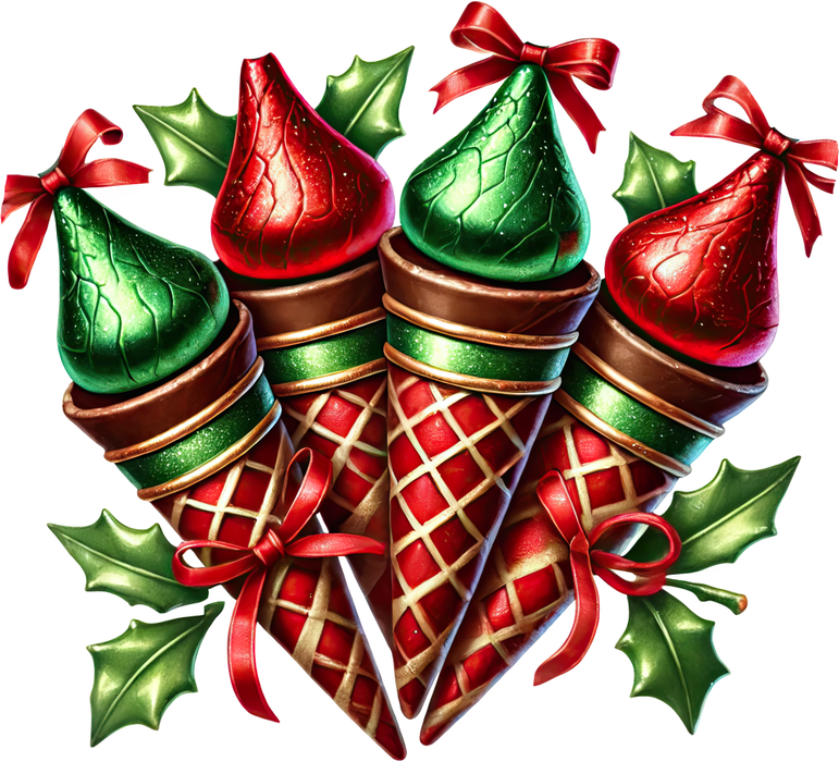 Motivtransfer 8456 Weihnachtliche Leckereien Lutscher