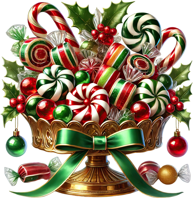Motivtransfer 8468 Weihnachtliche Leckereien Schüssel voll