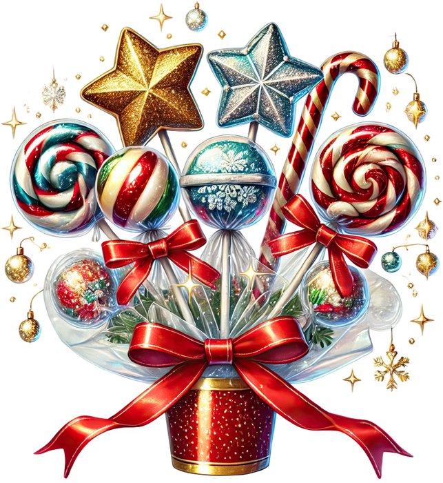 Motivtransfer 8469 Weihnachtliche Leckereien Lutscher