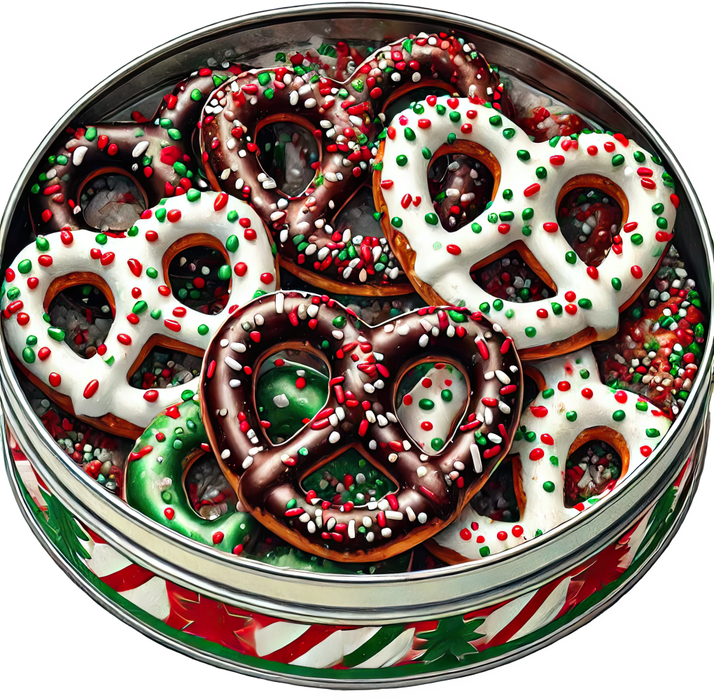 Motivtransfer 8472 Weihnachtliche Leckereien Brezeln