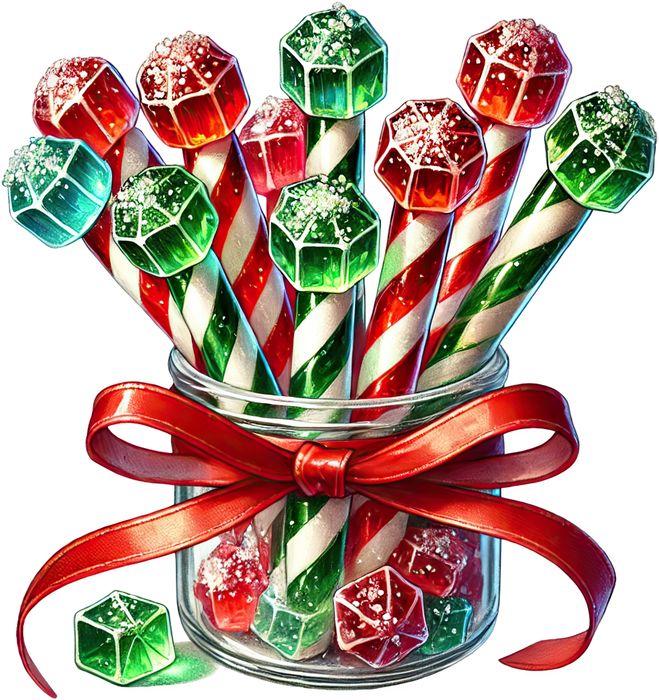 Motivtransfer 8473 Weihnachtliche Leckereien Lutscher