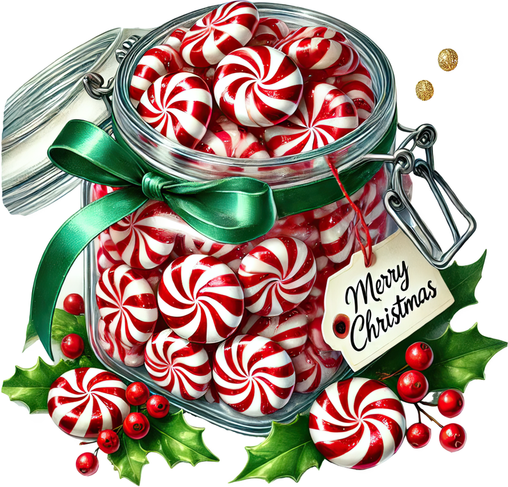 Motivtransfer 8475 Weihnachtliche Leckereien Bonbon