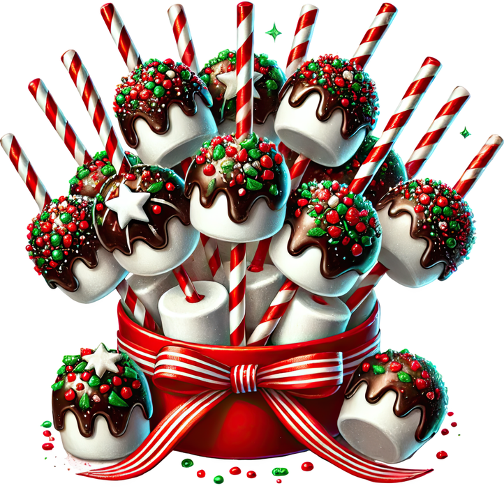 Motivtransfer 8477 Weihnachtliche Leckereien Marshmallows