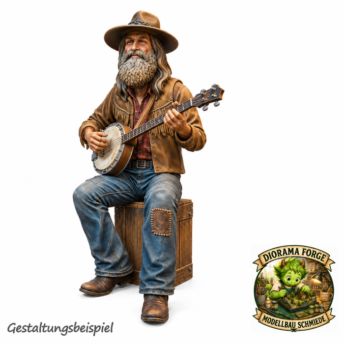 Hippie Banjospieler - (DF-847)