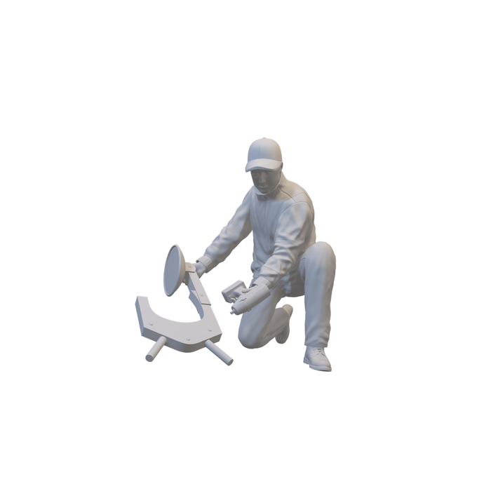 Polizist mit Parkkralle - (3DP-85)