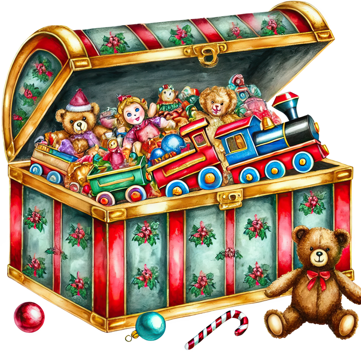Motivtransfer 8505 Große Geschenkekiste