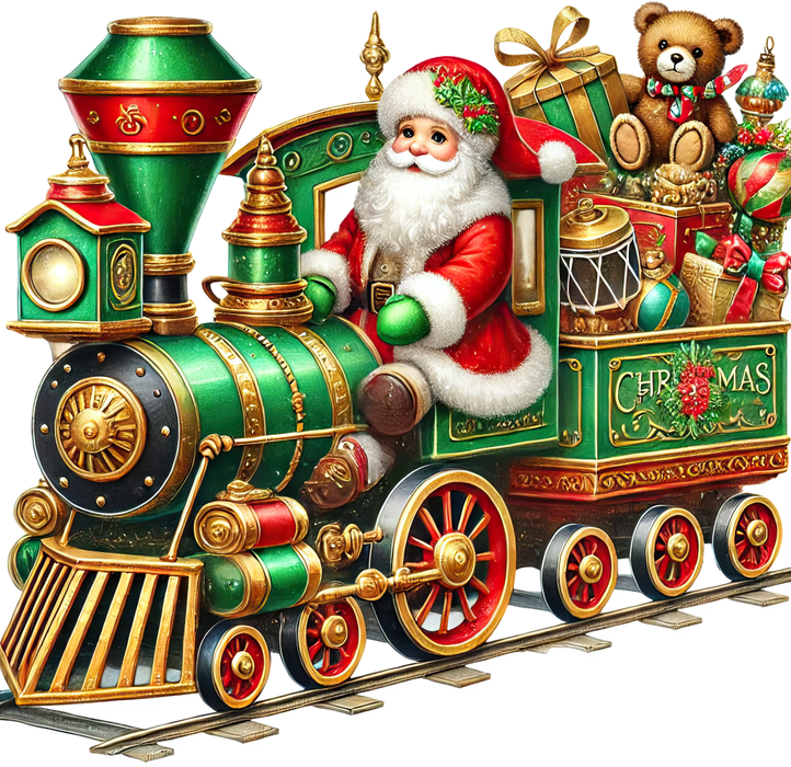 Motivtransfer 8511 Santa fährt den Zug