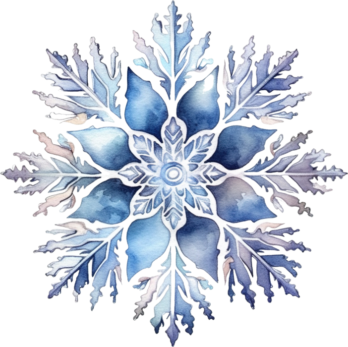 Motivtransfer 8573 Bunte Schneeflocke