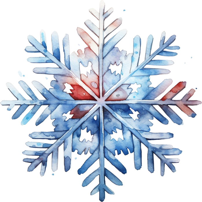 Motivtransfer 8583 Bunte Schneeflocke