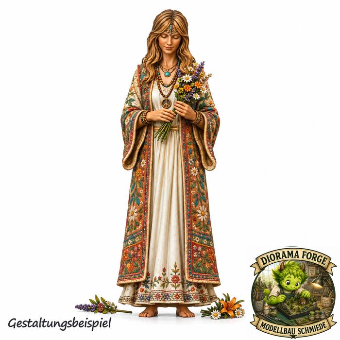 Hippie Kräutermädchen - (DF-859)