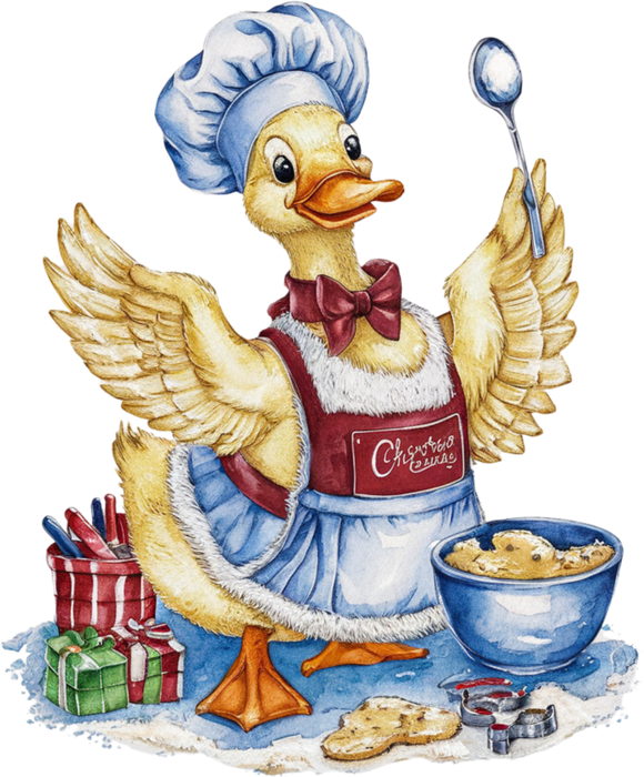 Motivtransfer 8662 Mama Ente kocht
