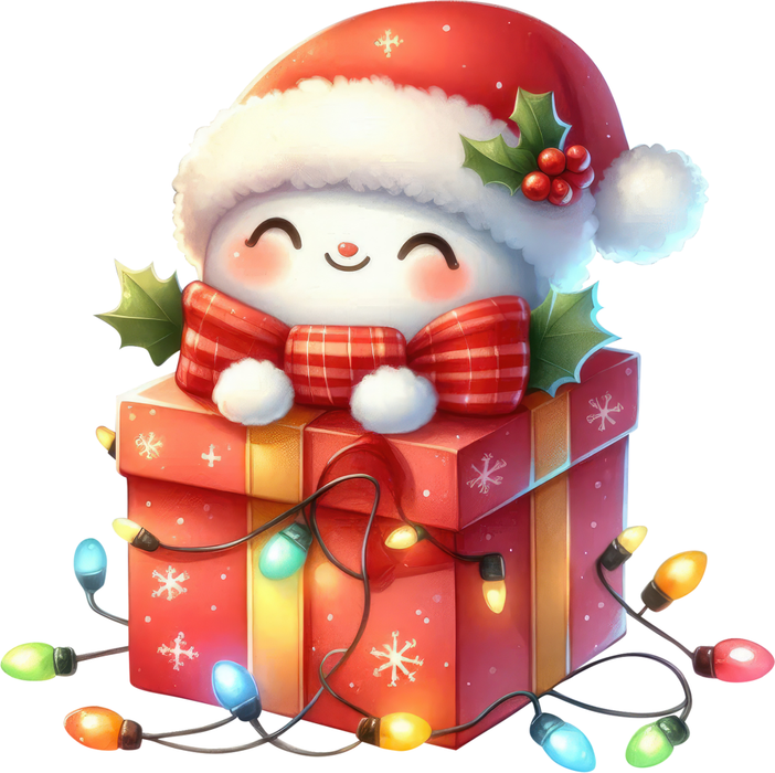 Motivtransfer 8699 Schneeball mit Bonbon