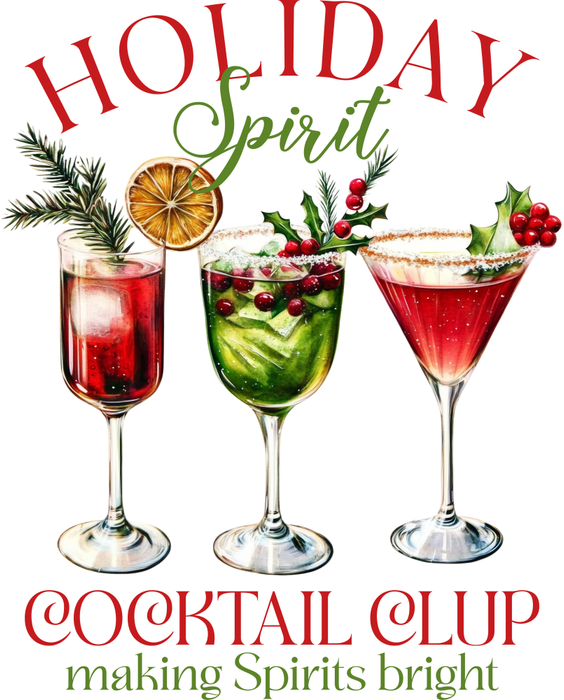 Motivtransfer 8742 Retro Holiday Spirit