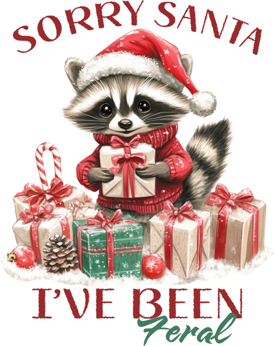Motivtransfer 8743 Retro Sorry Santa