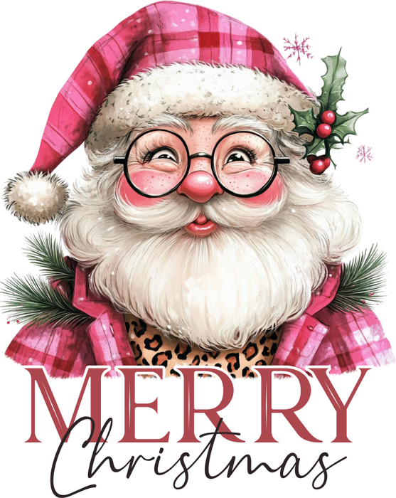 Motivtransfer 8747 Retro Merry Christmas