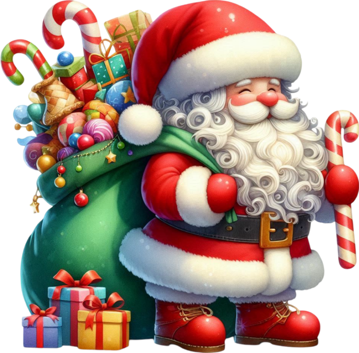 Motivtransfer 8762 Santas Sack ist schwer