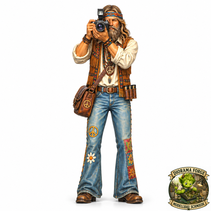 Hippie mit Kamera - (DF-876)