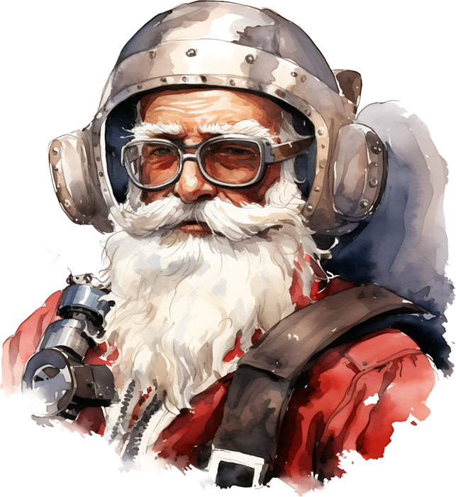 Motivtransfer 8779 Santa als Pilot