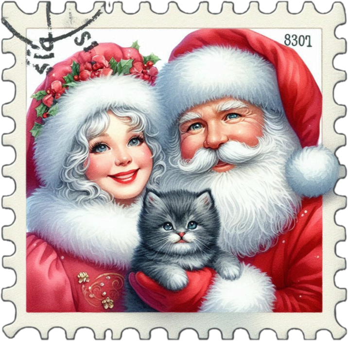 Motivtransfer 8817 Mr. And Mrs. Claus Briefmarke