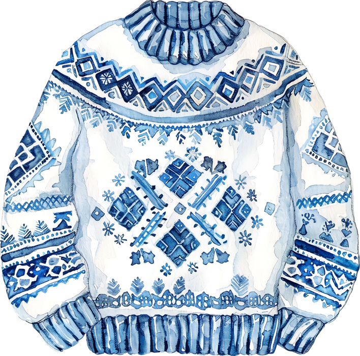 Motivtransfer 8874 Skandinavische Weihnachten Pullover