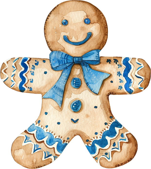 Motivtransfer 8908 Skandinavische Weihnachten Lebkuchenmann