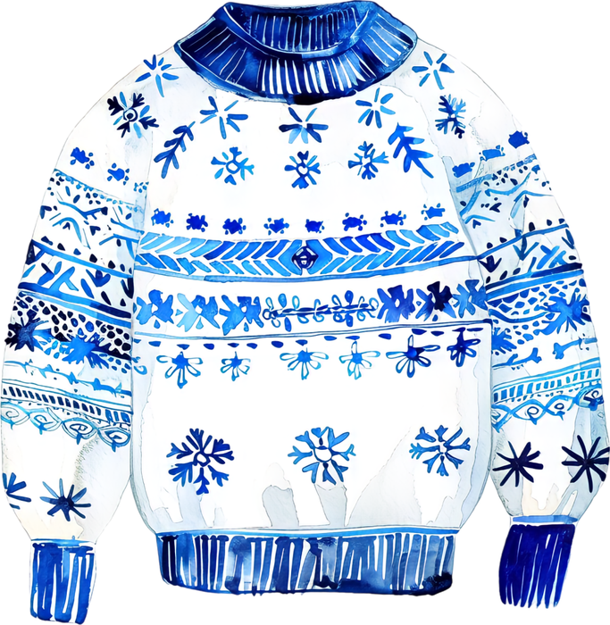 Motivtransfer 8909 Skandinavische Weihnachten Pullover