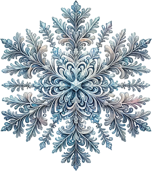 Motivtransfer 8971 Schneekristall