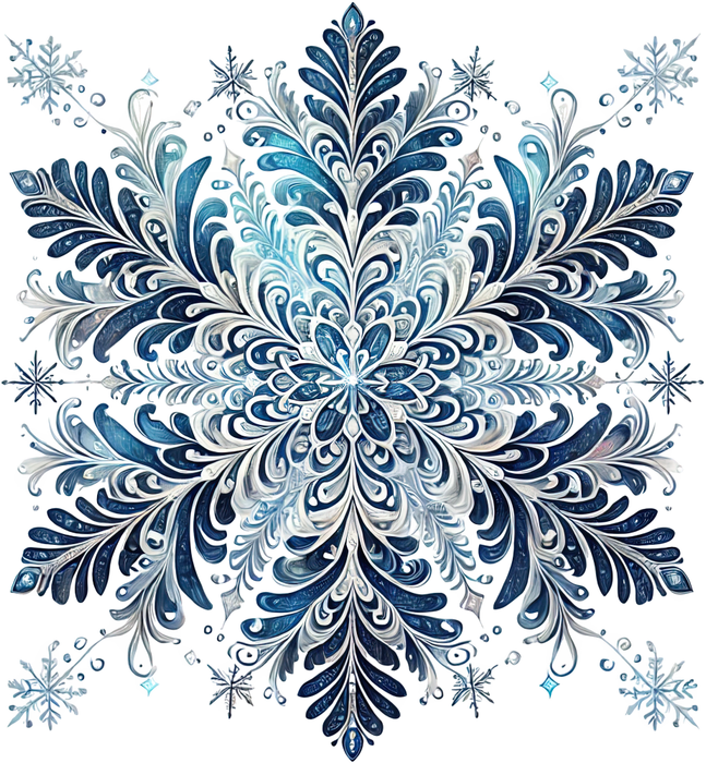 Motivtransfer 8973 Schneekristall