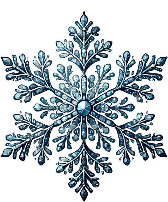 Motivtransfer 8974 Schneekristall