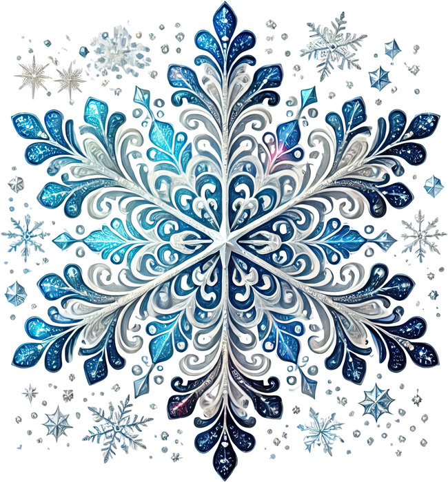 Motivtransfer 8977 Schneekristall