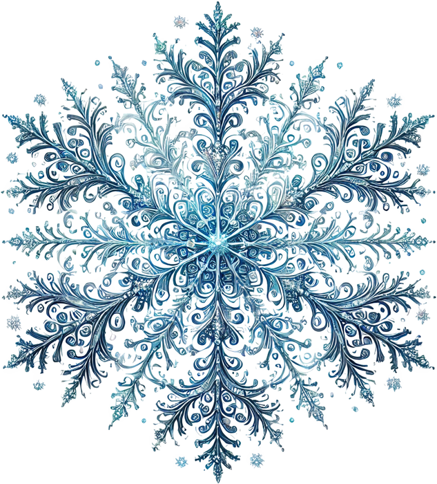Motivtransfer 8981 Schneekristall